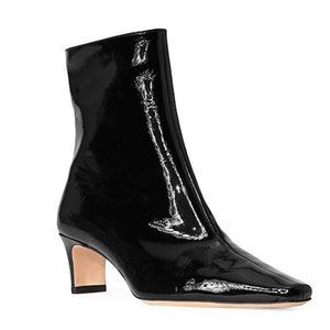 Staud Wally Patent Leather Ankle Boot Size 41